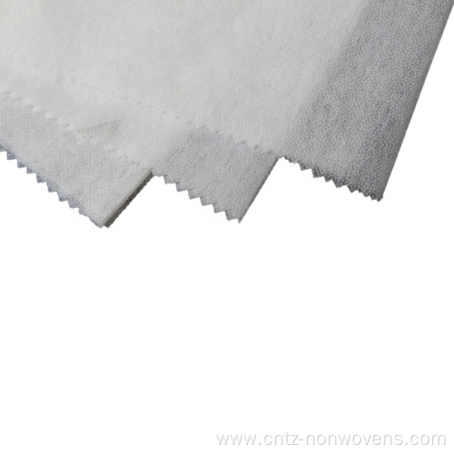 nonwoven fabric double sided fusible interlining polyester